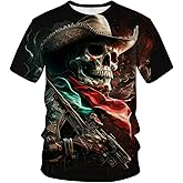 LAOLIUSN Men's Dragon T Shirt Summer Short Sleeve Tees Tops Animal Theme Shirt Anime Graphic Shirt
