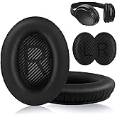 Replacement Ear Pads for Bose Quiet Comfort 35 Ear Cushion Kit Compatible with Bose QC 35/35 II Headphones Made of Protein Le