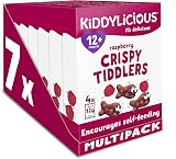 Kiddylicious Raspberry Crispy Tiddlers 7 Packs of 4 28 Total 12+ Months view 1