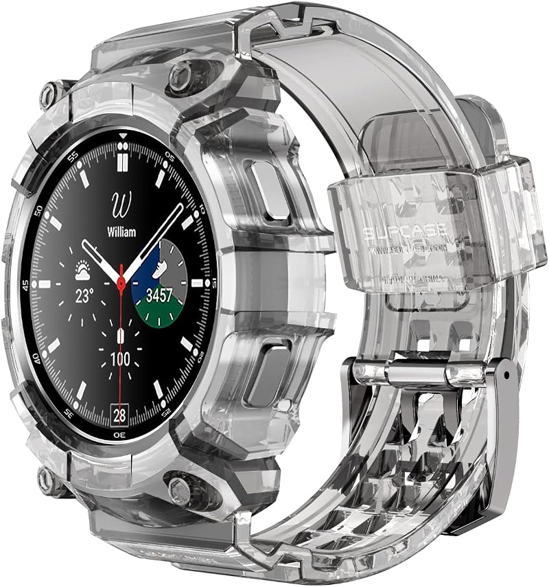 SUPCASE Unicorn Beetle Pro Rugged Case for 46mm Galaxy Watch 4 Frost Black