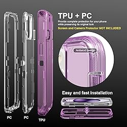 Follaroma for iPhone 15 Case, Heavy Duty Shockproof