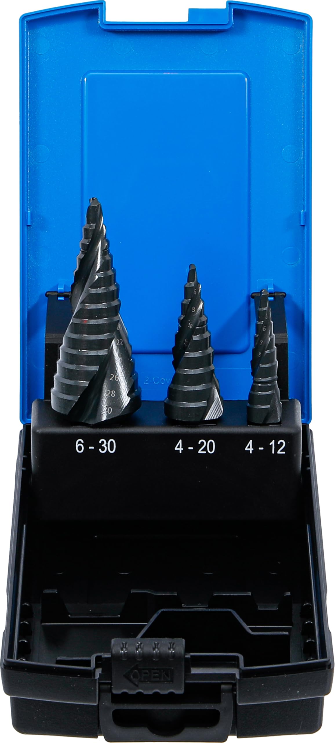 BGS 1945 | Step Drill Set | Ø 4 - 30 mm | 3 pcs.