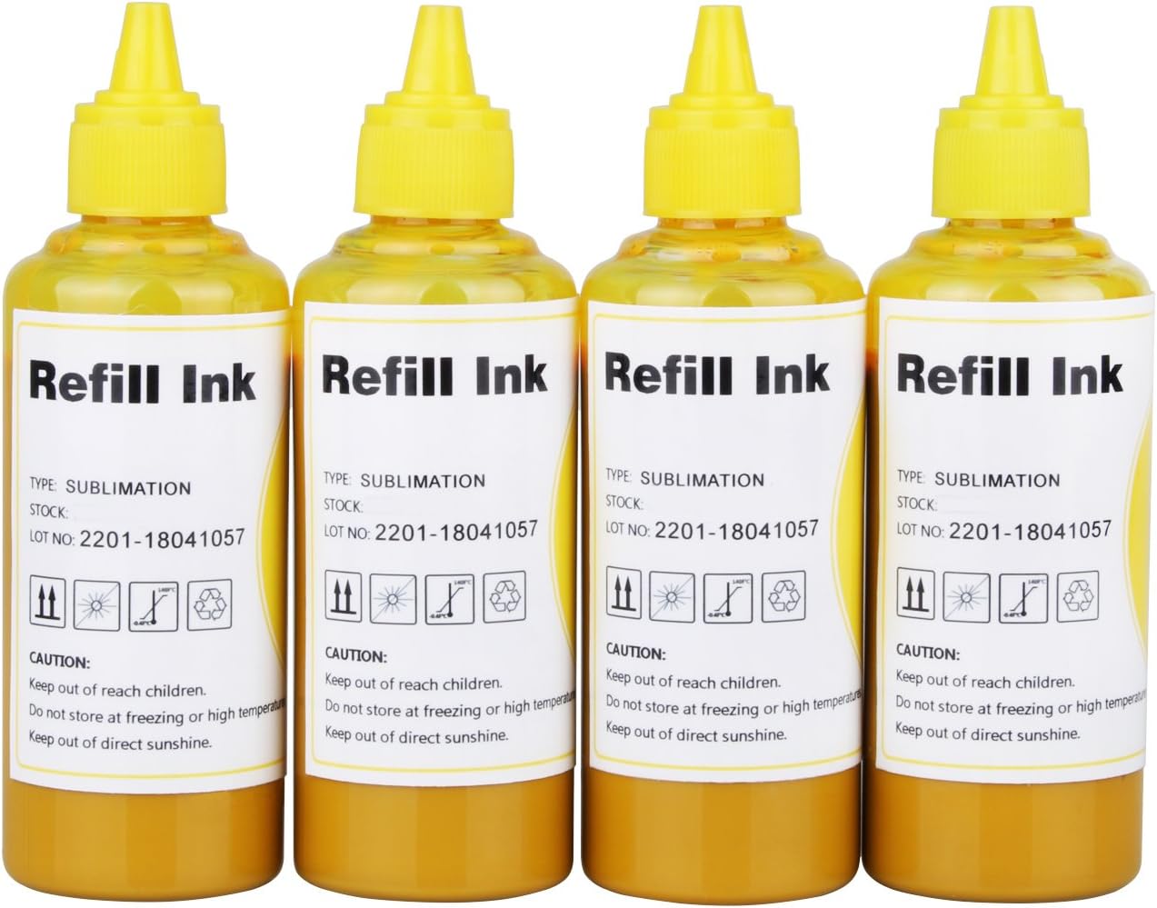 Yellow Compatible Sublimation Ink Heat Transfer Replacement for Sawgrass Virtuoso SG400 SG500 SG800 SG1000 SG400NA SG800NA RICOH SG3110 SG2100N SG3100 SG3100SF for Ink Cartridges or CISS
