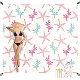 SkyNature Beach Blanket, 110''×118'' Waterproof Sandproof Beach Mat, Lightweight Outdoor Picnic Blanket for Travel, Camping, Hiking