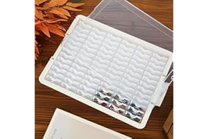 FWEEK 78 Containers Bead Organizer Box Small Clear Plastic Bead Storage Containers, Plastic Bead Storage Tray for Making Bracelets, DIY Jewelry Crafts, Nails, Clear