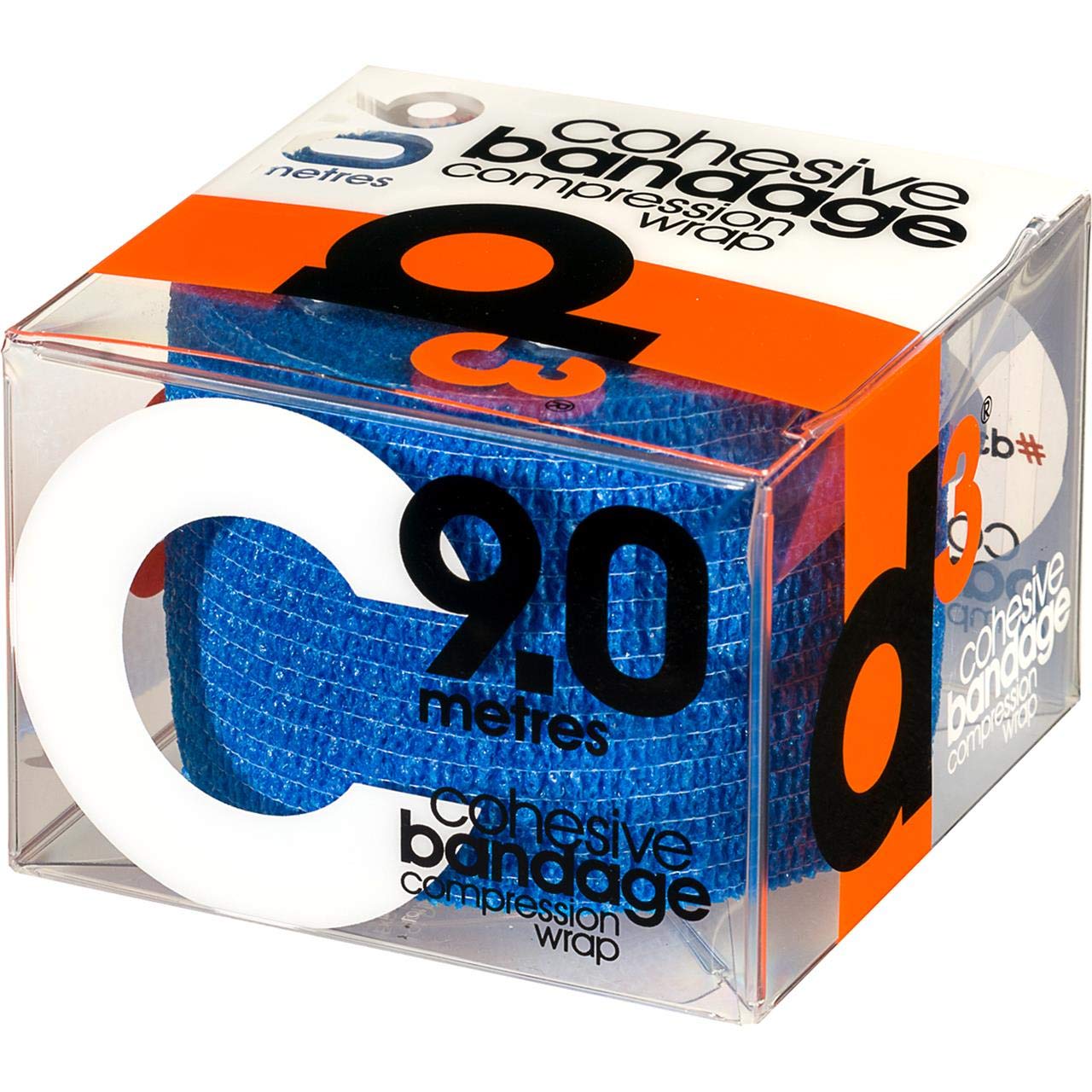 D3 D3CB56 carta Football D3TAPE COHESIVE BANDAGE 50MM X 9M ROYAL BLUE, 30-Inch, One Size