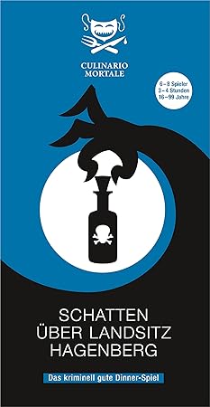 Culinario Mortale - Schatten über Landsitz Hagenberg - Das Krimi-Dinner-Spiel für Zuhause