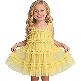 AGQT Baby Girls Tutu Dress Sleeveless Toddler Infant Tulle Tutu Layered Lace Mini Dresses Size 9M-5T