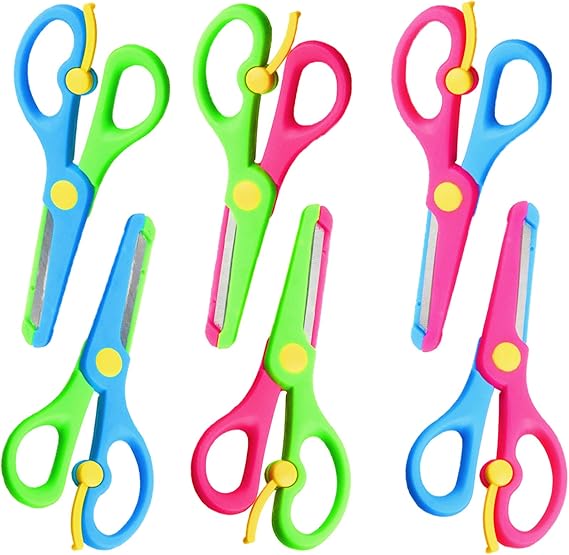 Codall Kids Safety Scissors, Preschool Training Scissors 6