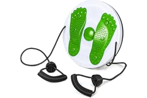 JHYSHAN Waist Whisper Disc,Ab Twister Board with Pull Rope,Home Slimming Waist Twisting Disc,Magnetic Twisting Waist Disc,Exercise Equipment for Slimming and Strengthening Waistwhisper