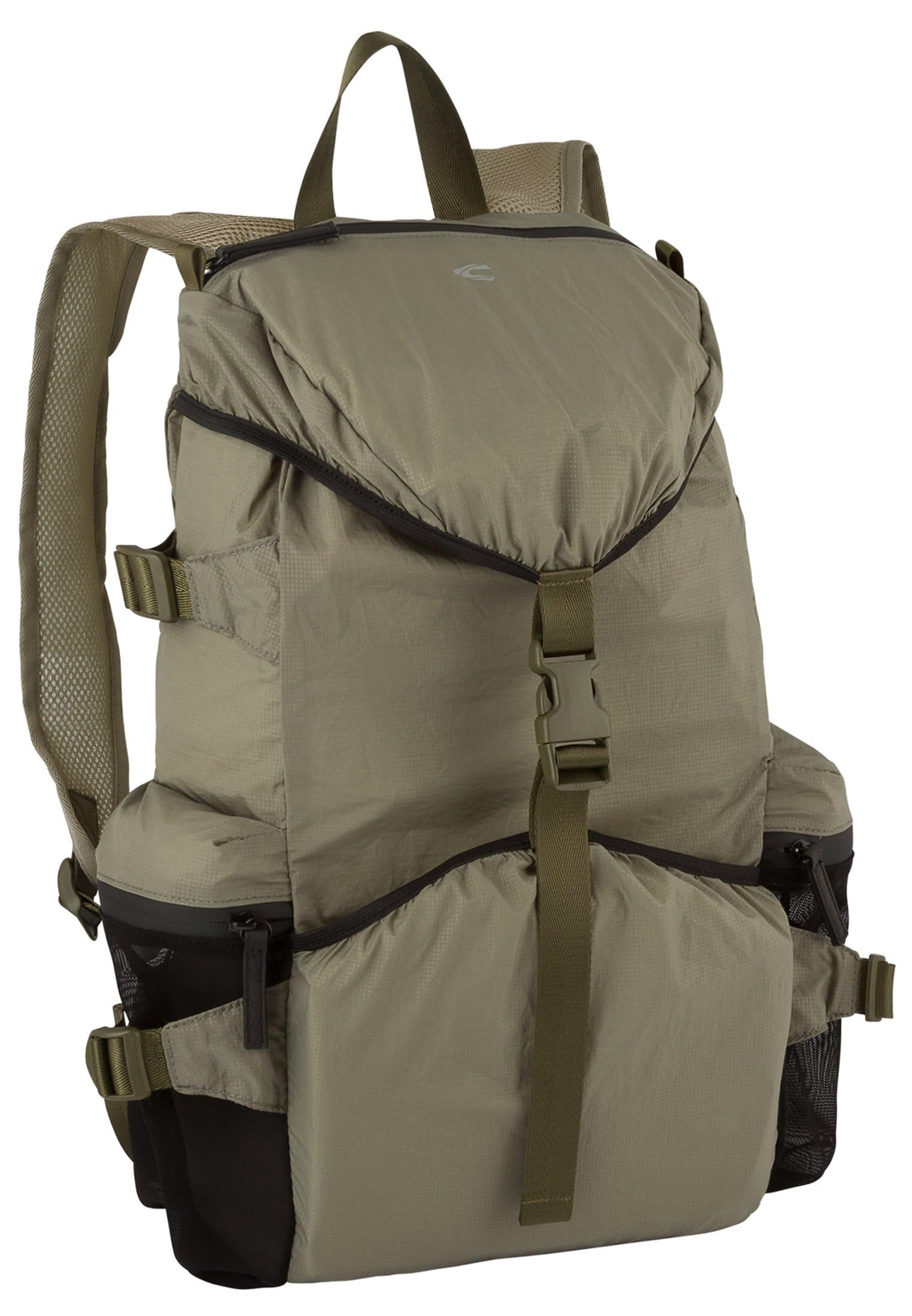 camel active, NOLAN Men's Backpack, gray, 30 x 11,5 x 45, Shoulder bag with zip
