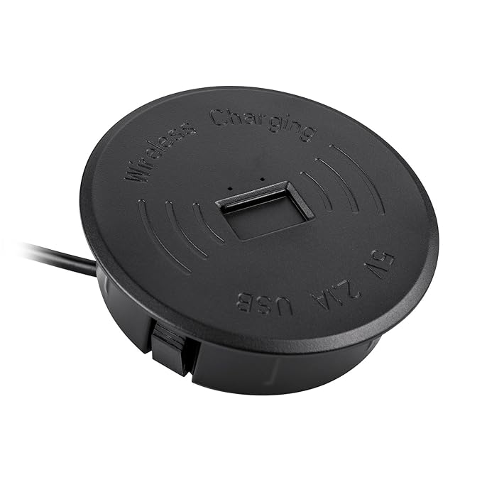 SO-TECH® induktive Qi Ladestation kabelloses Induktionsladegerät Wireless Charger Charging mit Netzteil