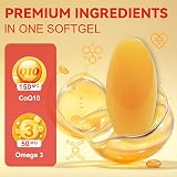 Aoruilia Ubiquinol CoQ10 200mg Softgels with Omega 3 120 Count 4 Months view 2