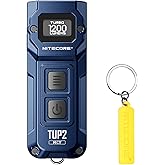Nitecore TUP2 MCT EDC Keychain Flashlight 1200 Lumens Tag (Blue)