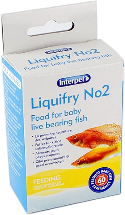 Interpet Liquifry No. 2 Safe Nutrition for Live Bearing Fry 25 ml