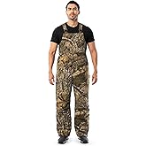 Realtree mens Insulated Flex Duck Bibs