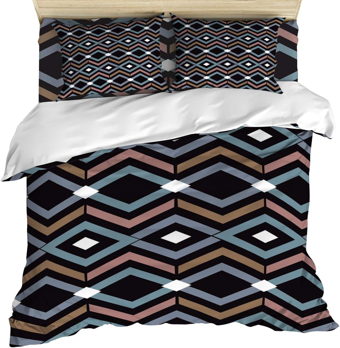 OUR DREAMS 4 Piece Duvet Cover Set Bedding Set California