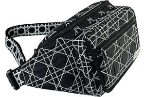 BATLFRIST Diaper Fanny Bag With Changing Pad, YKK Zippers,Wipes Pocket,Unisex,Stylish,for Excursions Short Quickly Day Out