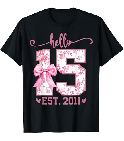 Amazon.com: Awesome Teenager Funny 15th Birthday 15 Yrs Old Tshirt
