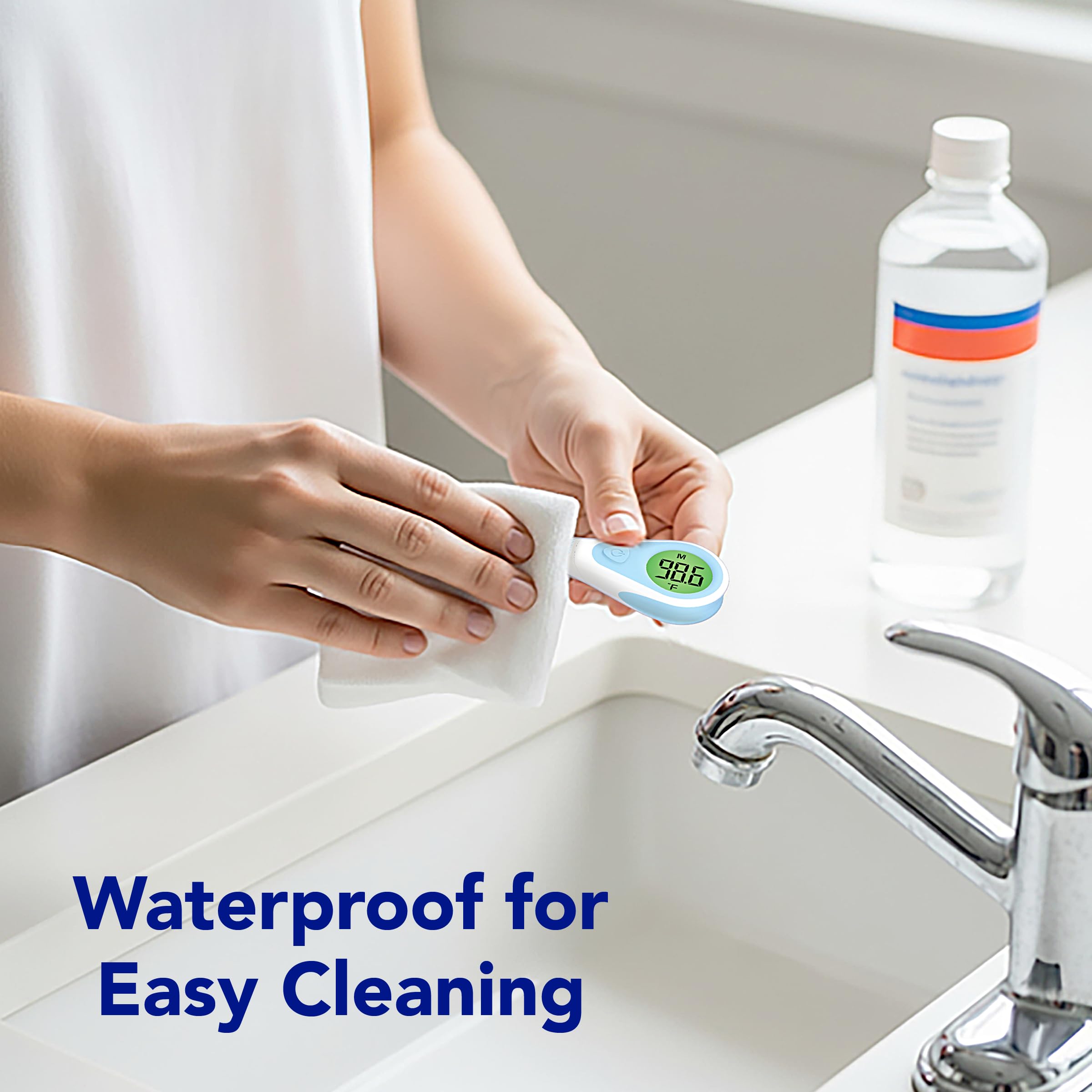 Vicks SpeedRead Digital Thermometer for Baby, Kids & Adults, Color-Coded Readings, Oral, Baby Rectal Thermometer or Under The Arm, Water Resistant