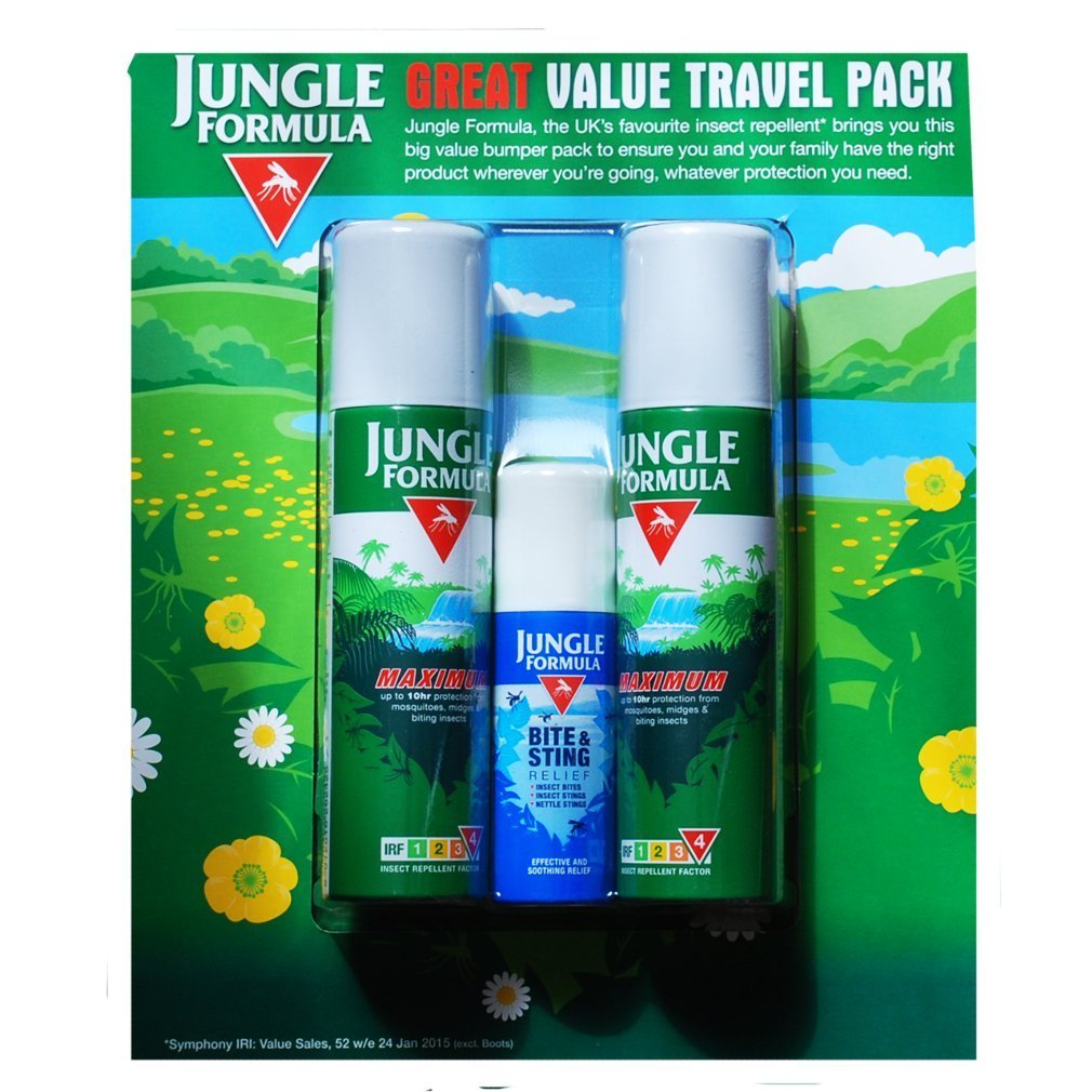 JUNGLE FORMULA INSECT REPELLENT TRAVEL COMBO PACK Amazon.co.uk Health