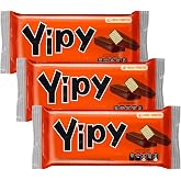 Pozuelo Yipy Wafers | Vanilla Wafers Covered in Chocolate | Delicious Snack | 10.6 Ounce (Pack of 3)