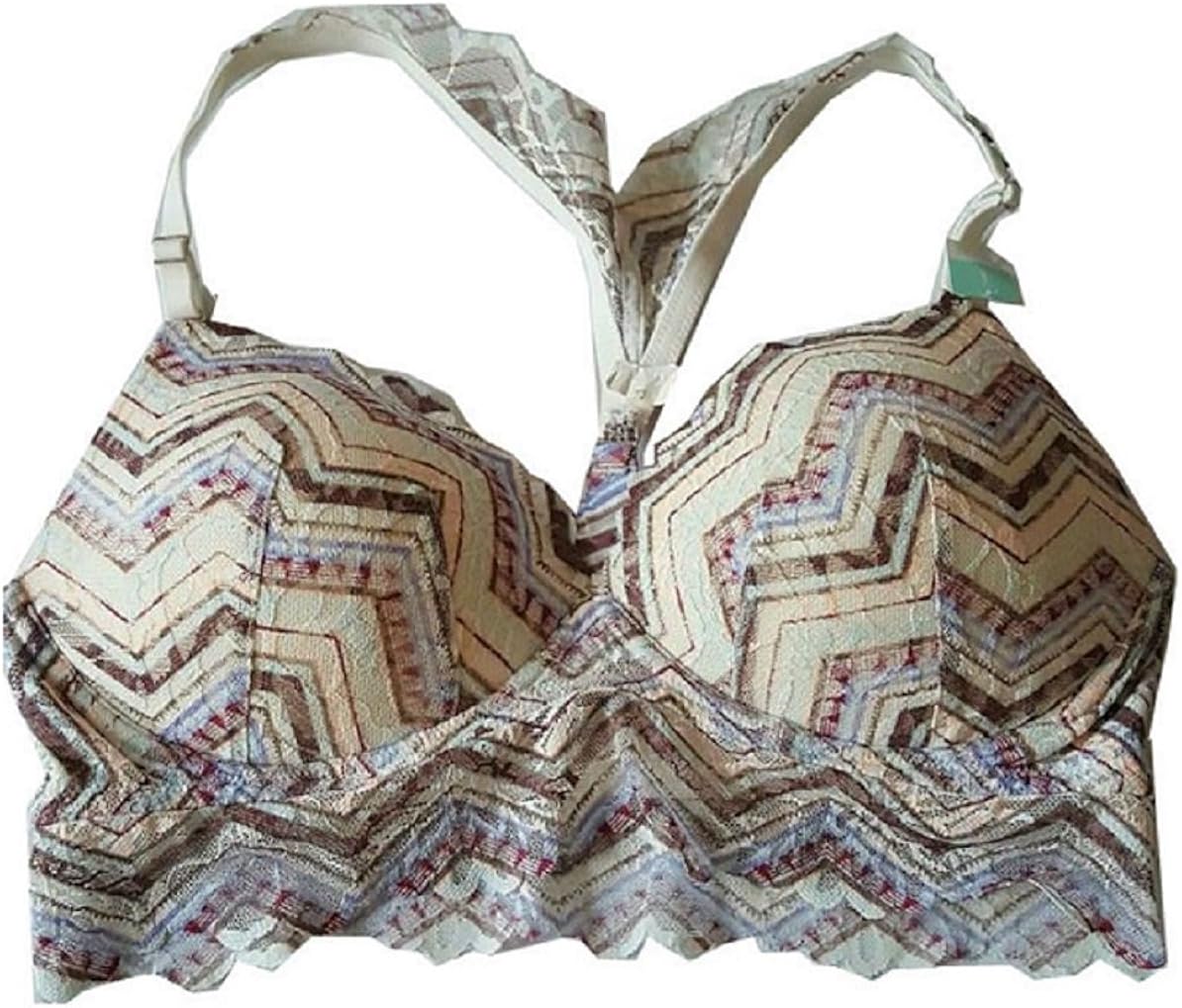 floral lace racerback bralette