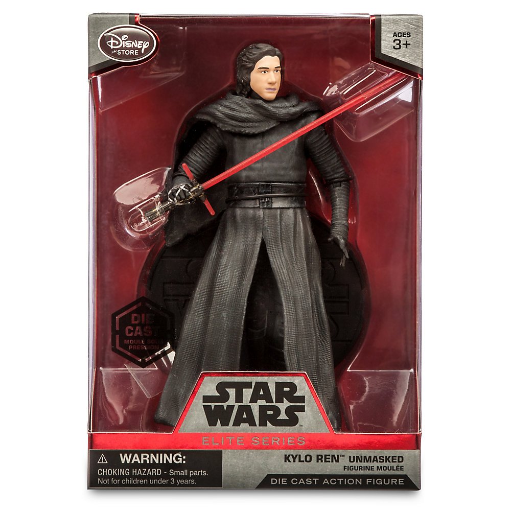 Official Disney Star Wars 6'' Elite Series Die-Cast Figures, Kylo Ren Unmasked