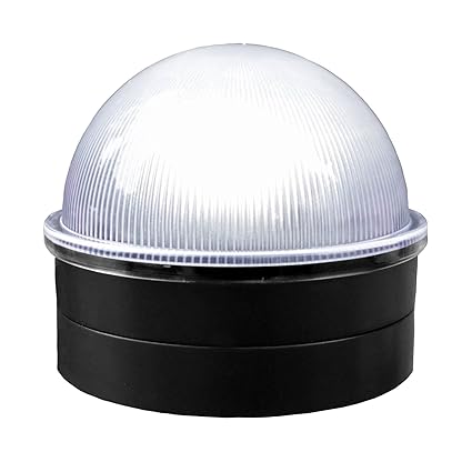 Classy Caps Ch2233b Chain Link Summit Solar Post Cap Black