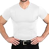 CCW Tactical Concealed Carry Holster Shirt | Quick Access Open Pocket with Large Storage | Mens V-Neck