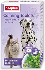 Beaphar Herbal Calming Tablets for Cats & Dogs – Non-Drowsy Relief