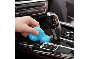 MYSTICHOME Car Cleaning Gel,Reusable Car Cleaning Putty for Interior Detailing, Car Cleaning Supplies, Auto Detailing Tools, Car Slime for Dust Removal, Car Accessories Interior, Car Cleaning Kit(Blue, 0.8 OZ)