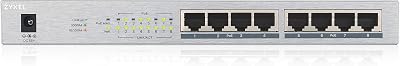 Zyxel 8-Port Gigabit PoE+ Switch 60W Budget UK Plug GS1008HP