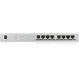 Zyxel 8 Port Gigabit Ethernet Unmanaged POE+ Switch | 8 x PoE+ @ 60W | Plug & Play | Sturdy Metal w/Shielded Ports | Desktop or Wall-Mount | Fanless | Lifetime Warranty | Ethernet Splitter | GS1008HP