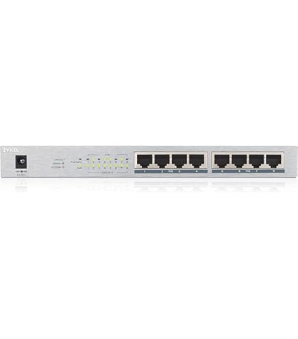 Amazon.com: Zyxel 8-Port PoE Switch | Unmanaged Gigabit Ethernet