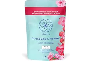 Creatine for Women by Niyama Wellness - Strong Like a Woman - 5g of micronized Creatine Monohydrate per Scoop - With D3, Magn