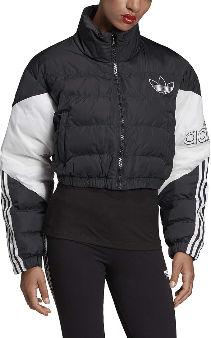 adidas crop puffer jacket