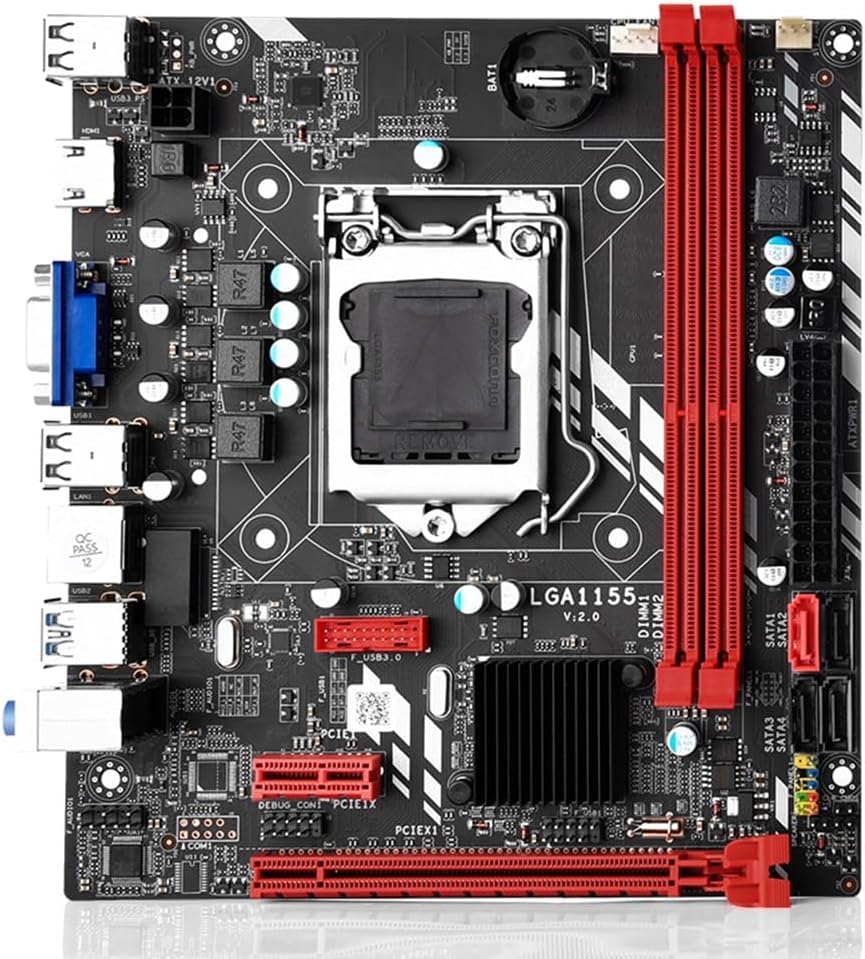 Potadak B75M Desktop Motherboard LGA 1155 for i3 i5 i7 CPU USB 3.0 SATA 3.0
