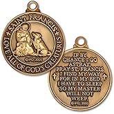 Saint Francis Love All of Gods Creatures Pet Tag