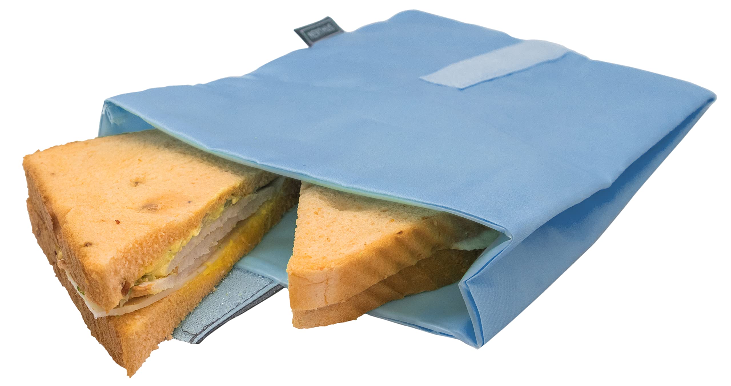 NERTHUS FIH 869 Sandwich Bag XL Reusable Eco Blue, Adaptable, Easy to Clean and Washing Machine Safe