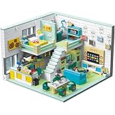 Hallisun Mini Bricks Friends House Building Block Set 1035 pcs for 12+ | Children&rsquo;s Day Birthday Gift for Adults Teens Kids Boys Girls, Pets Theme Collection, NOT Compatible with Regular Bricks