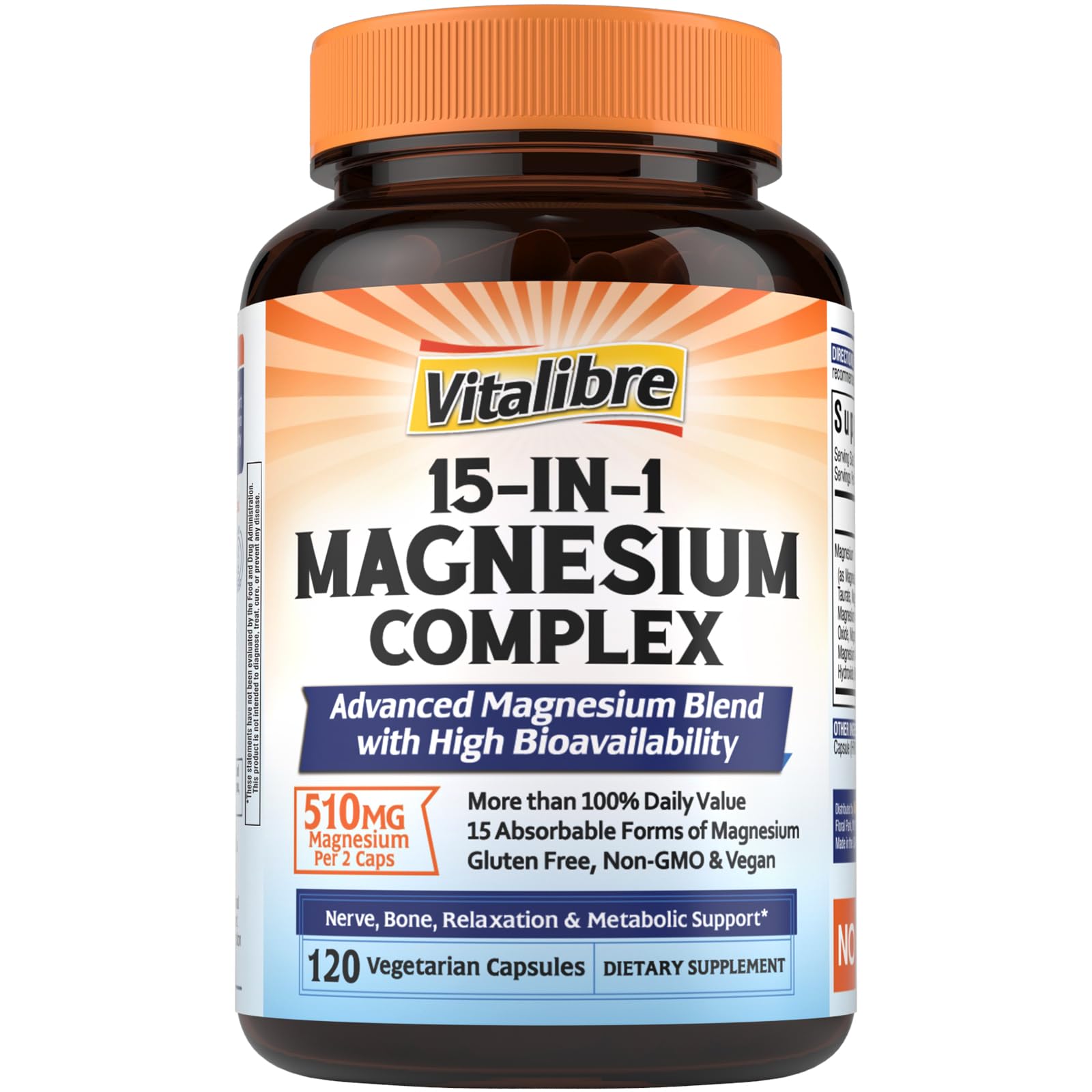 15 in 1 Magnesium Complex 510 mg