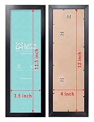 LaVie Home 4x12 Picture Frame Black, Panoramic