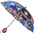 Nintendo Kids Umbrella, Super Mario Toddler and Little Boy Rain Wear for Ages 3-6