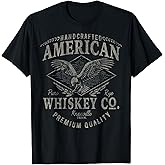 Handcrafted American Whiskey Eagle Vintage T-Shirt