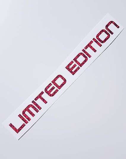 Schönheits Shop Limited Edition Rot Farbwechsel Hologramm Aufkleber Tuning School Roller Motorrad Decal Turbo Sticker