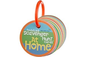 MOLLYBEE KIDS Toddler Scavenger Hunt Cards at Home, Toddler Activity, Ages 2, 3, Indoor Scavenger Hunt Game