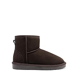 DREAM PAIRS Snow Boots for Women Genuine Suede Faux