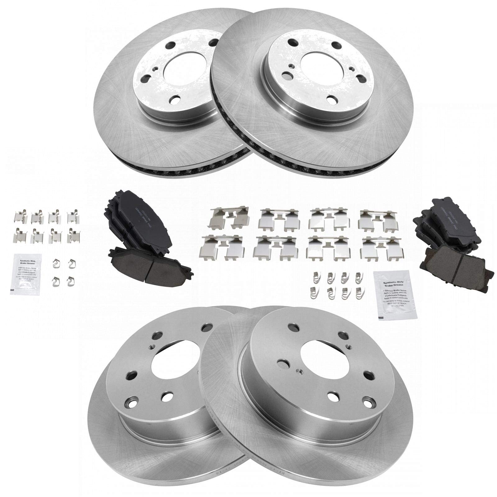 TRQ Sway Bar Bushing Set – Pair For Front/Rear, Fits Toyota Camry, Avalon, Lexus ES & More (K90526, 48815-26250)