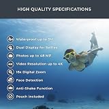 Easypix Aquapix Edge Underwater Camera Dual Display 48MP 4K Video 16x Zoom Ice view 6